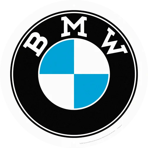 RETRO BMW – Logo –  Fémtábla