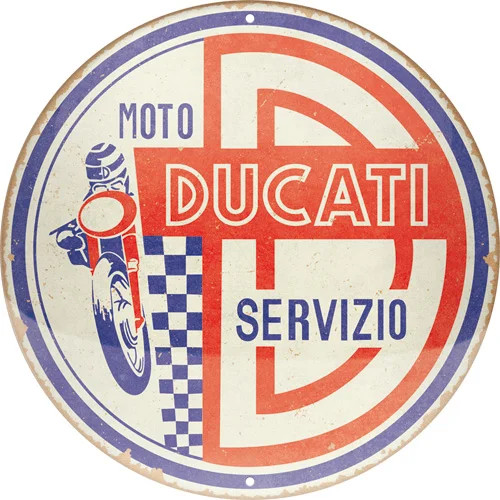 RETRO RETRO Ducati – Servizio – Fémtábla