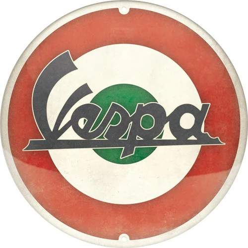 RETRO Vespa - Fémtábla