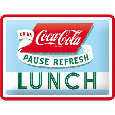 RETRO Coca Cola Lunch - Fémtábla