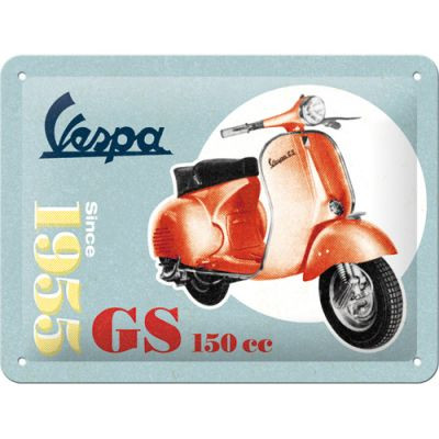 RETRO Vespa GS150 - Fémtábla