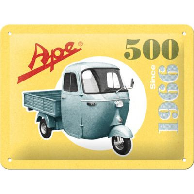 RETRO Ape 500 – Since 1966 - Fémtábla
