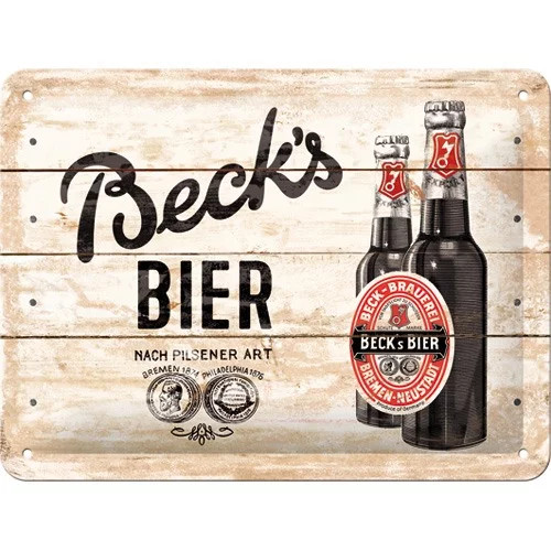Becks Bier nach Pilsener Art - Fémtábla