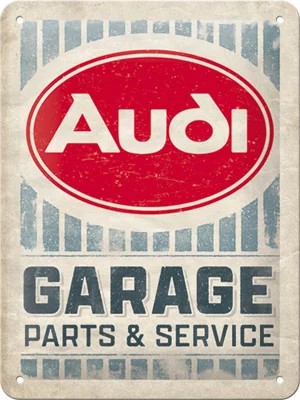 AUDi Garage - Fémtábla