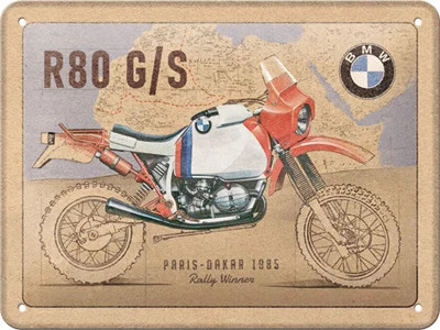 BMW R80 GS Paris Dakar – Fémtábla