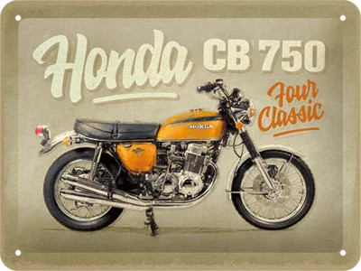 Honda CB 750 Four – Fémtábla