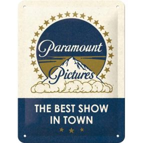 RETRO Paramount Pictures - Plechový štít