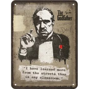 RETRO Krstný otec - Kovová plaketa
