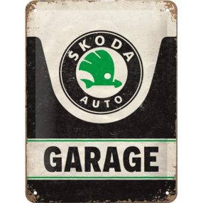 RETRO Skoda Garage – Fémtábla RETRO Skoda Garage – Fémtábla