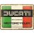 RETRO Ducati – Italy Giugiaro Logo – Fémtábla