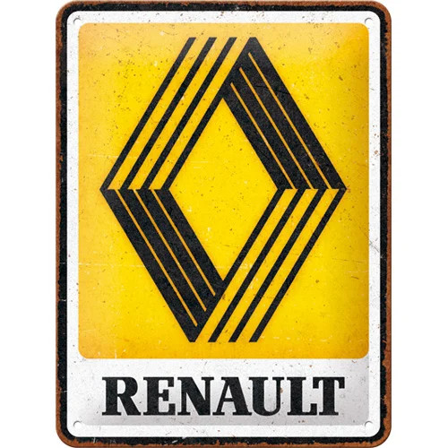 RETRO Renault – Klassik Logo –Fémtábla