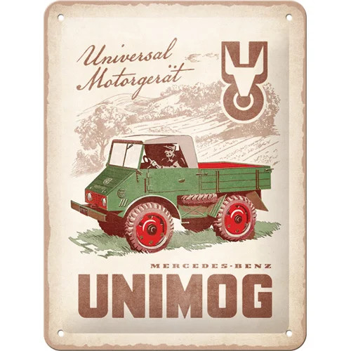 RETRO Mercedes Benz – Unimog – Fémtábla