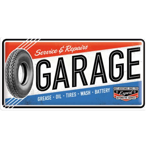 Garage Fémtábla