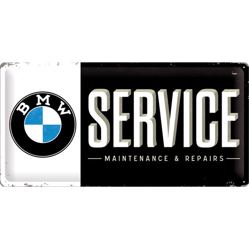 RETRO BMW Service Fémtábla