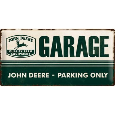 RETRO Deere Garage Fémtábla