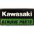 RETRO Kawasaki Genuine Parts Fémtábla