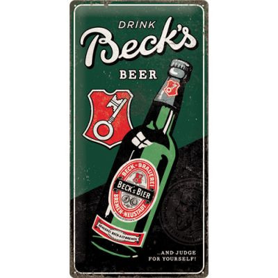 Drink Becks Beer Fémtábla