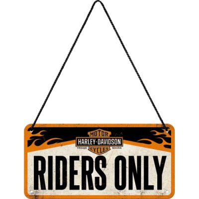 Harley-Davidson Riders Only - Fémtábla