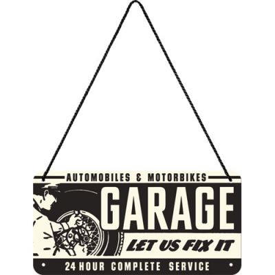 Garage - Let Us Fix It  - Fémtábla