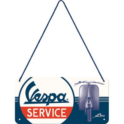 Vespa Service - Fémtábla