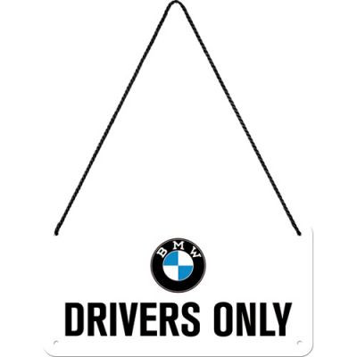 RETRO BMW Drivers Only - Fémtábla