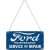 RETRO Ford Service And Repair - Plechový nápis