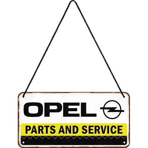 RETRO Opel – Parts and Service – Fémtábla