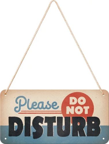 Do Not Disturb - Fémtábla