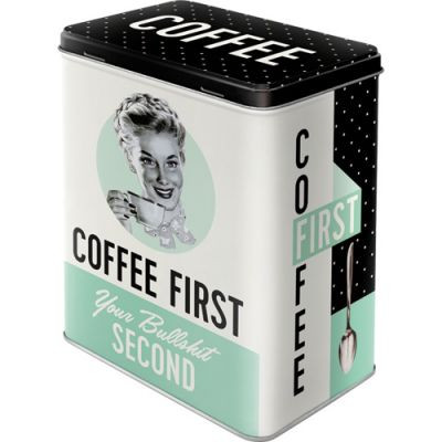 RETRO Coffee First - Úložný box