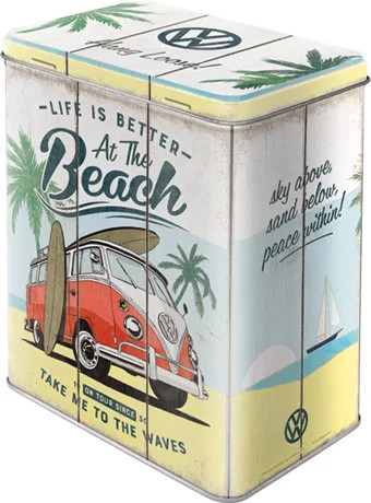 RETRO Volkswagen – VW Bulli – Beach - Tárolódoboz