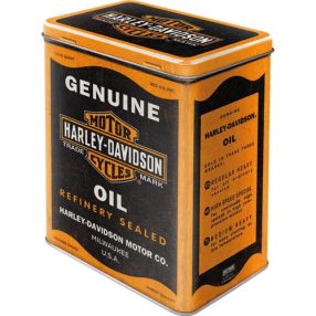 RETRO Harley Davidson – Genuine Oil – Tárolódoboz