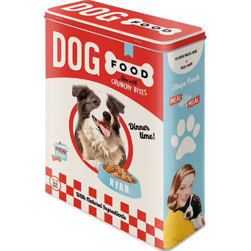RETRO Dog Food - Tárolódoboz