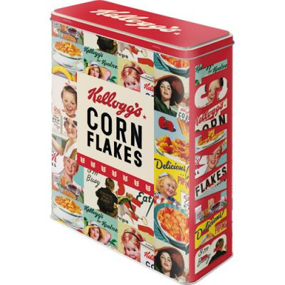 RETRO Kellogg 's Cornflakes - Tárolódoboz