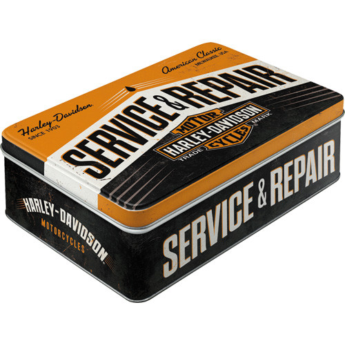 RETRO Harley Davidson Service & Repair - Tárolódoboz