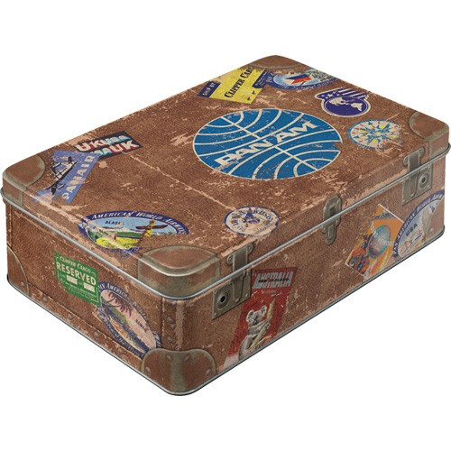 RETRO Pan Am Travel Stickers - Tárolódoboz