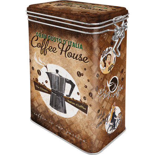 RETRO Coffee House - Aromazáras Tárolódoboz