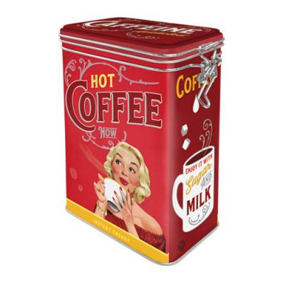 RETRO Hot Coffee Now - Aromazáras Tárolódoboz