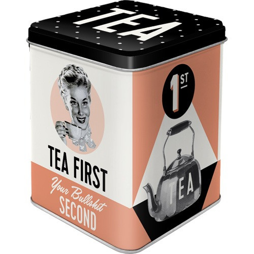 RETRO Tea First… Teásdoboz