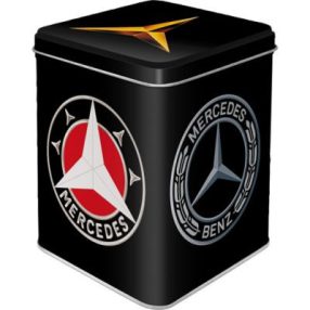 RETRO Mercedes Benz - Logo Evolution - Krabička na čaj