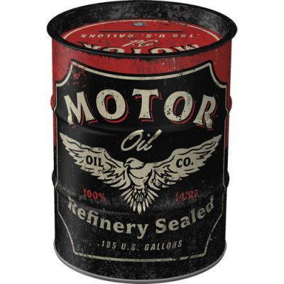 RETRO Motor Oil - Fémpersely