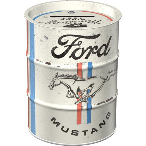 RETRO Ford Mustang – Horse and Stripes Logo Persely