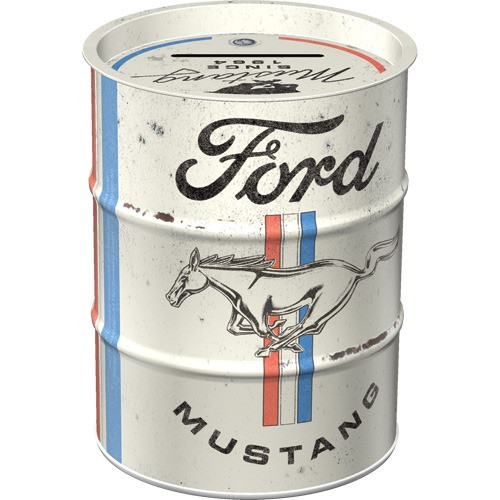 RETRO Ford Mustang – Horse and Stripes Logo Fémpersely