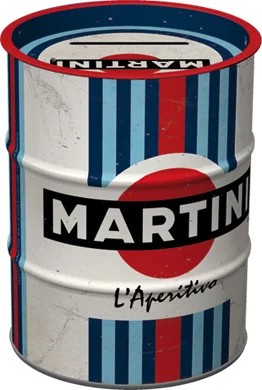 RETRO Martini – Racing Stripes – Fémpersely