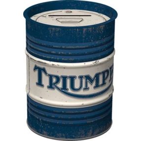 RETRO Triumph – Oil Barrel – Fémpersely