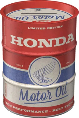 RETRO Honda Motorcycles – Motor Oil – Fémpersely