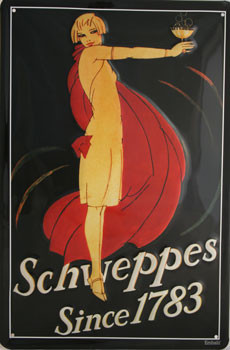 Schweppes Since 1783 - Fémtábla