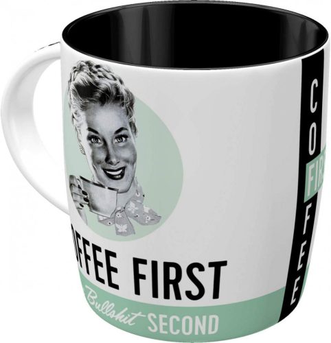 RETRO Coffee First Bögre