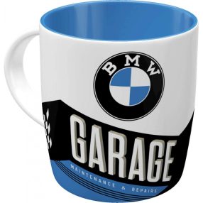 RETRO hrnček do garáže BMW