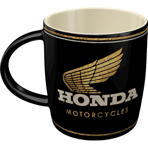 RETRO Honda Motorcycles – Logo Gold - Bögre