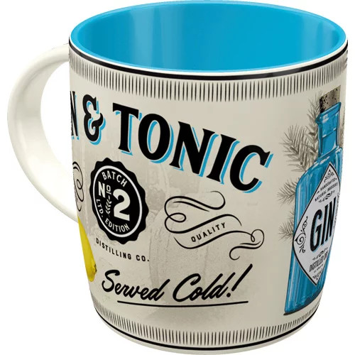 RETRO Gin & Tonic Served Cold – Bögre